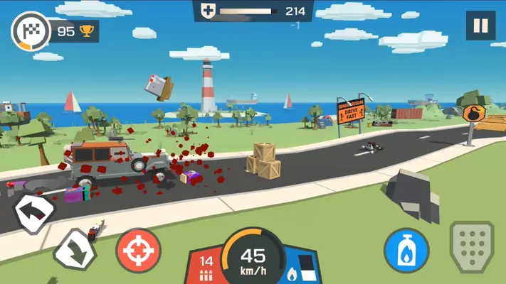 Zombie Derby Pixel Survival android App screenshot 6